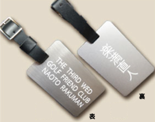 ロゴネームプレート ブランドタグ 製作事例 GOLFFITTINGSALON具楽部